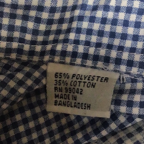 BLUE CK CHRISTMAS BUTTON DOWN M/LG - Picture 11 of 11